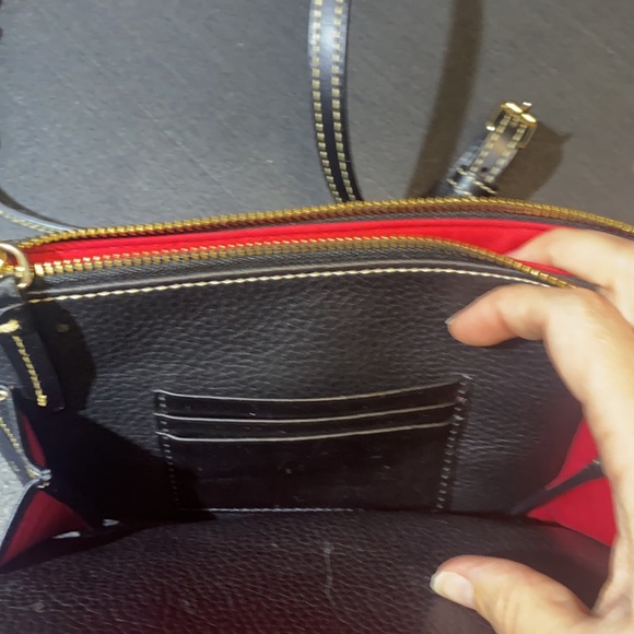 Dooney & Bourke Black Pebble Leather Crossbody GUC - Picture 8 of 13